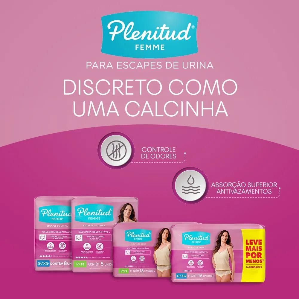 Kit 2 Fraldas Plenitud Femme Pós Parto + escapes de urina 16 - Lari Moon